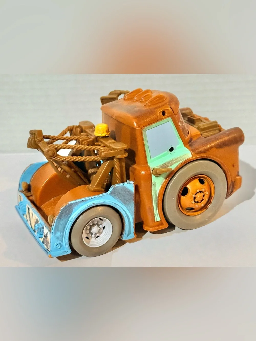 Disney Pixar Cars Tow Mater Pull Back Truck Reverse ⭐️Pre-Used Fair⭐️